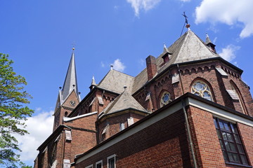 Fototapeta na wymiar Kath.Pfarrkirche St.Joseph in SOLINGEN-OHLIGS