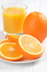 Oranges and orange juice