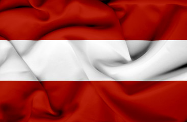 Austria waving flag