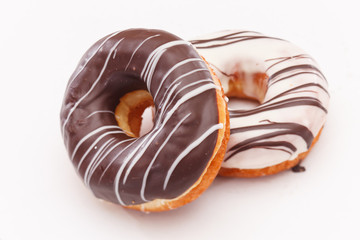 doughnuts isolated on white