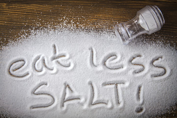 Eat less salt &ndash; medical concept
