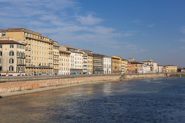 Panoramic of Pisa, Tuscany, Italy