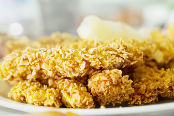 Fried  Bulgarian cheese with a special Sauce