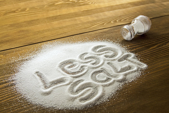 Eat less salt &ndash; medical concept