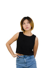Obraz premium woman thinking