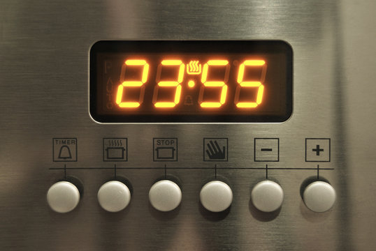 Oven control panel