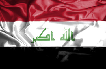 Iraq waving flag