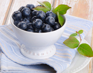 Fresh blueberries