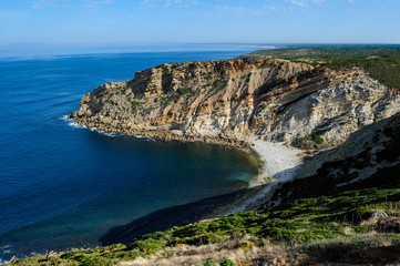 the coast  near cape Espichel, Portugal