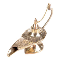 Magic lamp isolated on white