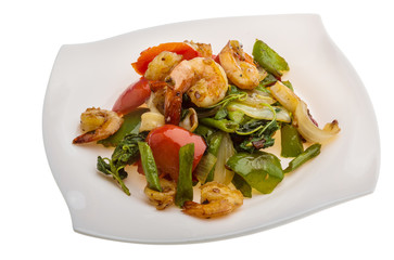 Seafood with vegetables