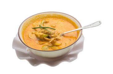 Red curry with pork