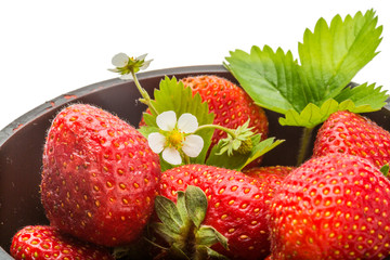 Ripe strawberry