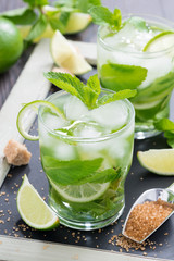 Fresh mojito cocktail