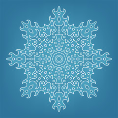 Decorative Christmas snowflake