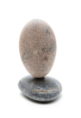 Fototapeta na wymiar Stones in balanced pile 
