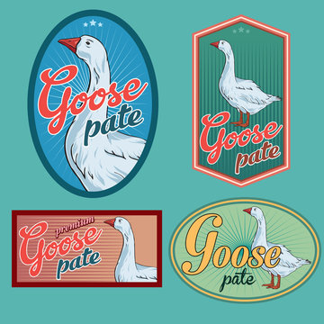 Goose pate labels
