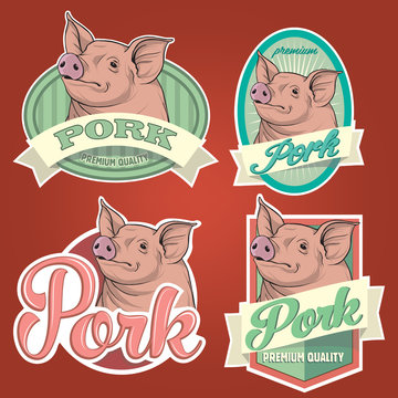 Pork labels