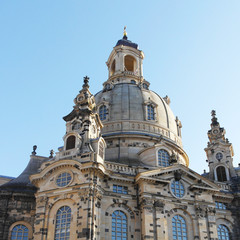 Fototapeta na wymiar Frauenkirche in Dresden, Saxony