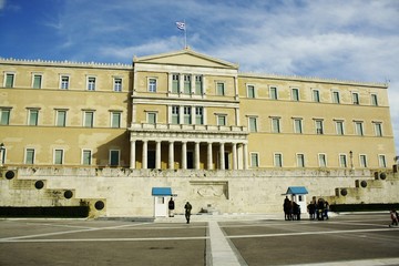 Naklejka premium アテネ 国会議事堂