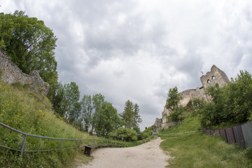 Ruiny zamku Czorsztyn, Polska - obrazy, fototapety, plakaty