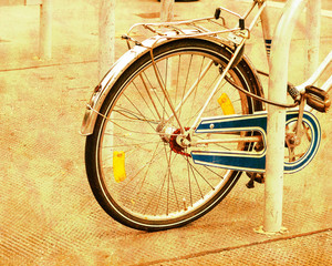 Bicycle vintage background