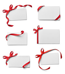 ribbon bow card note chirstmas celebration greeting