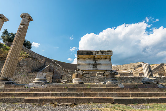 the amphitheater of Pergamos, southwest Turkey