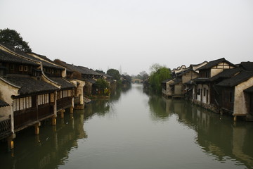 Fototapeta na wymiar 中国の古い町並み