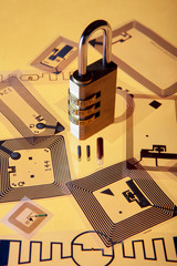 Cipher lock on RFID tags