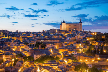 Twilight in Toledo, Spain