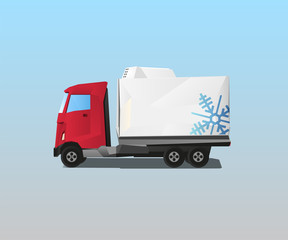 Vehicle - Refrigerator Truck