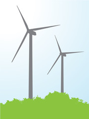 wind turbine illustration