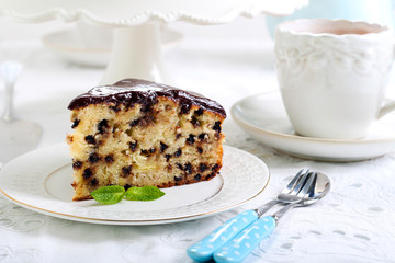 Banana chocolate cake