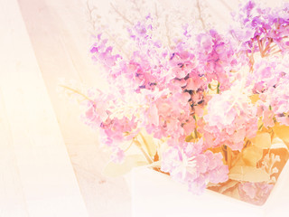 Obraz na płótnie Canvas Bouquet of flowers with filter effect