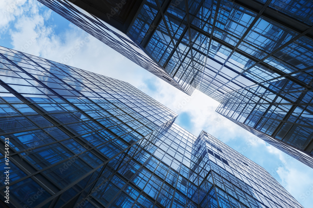 Aufkleber building abstract