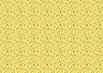 Gold Abstract Polygon Pattern