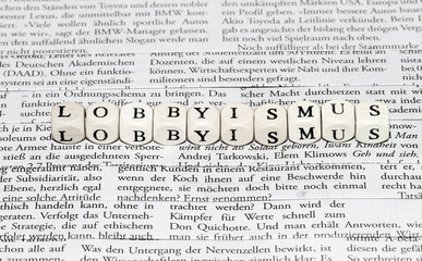 Fototapeta premium Lobbyismus