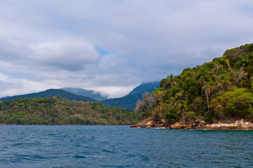 Fototapeta na wymiar Tropical Island Ilha Grande in Rio de Janeiro State, Brazil