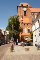 Catedral of Saint Johns in Torun, Poland - obrazy, fototapety, plakaty