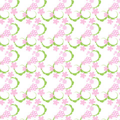abstract vector floral seamless pattern background