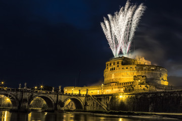 Naklejka premium Pinwheel of Castel Sant'Angelo