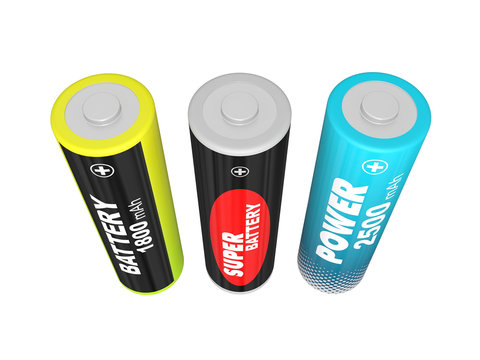 Three AA batteries