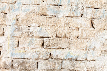 white brick wall