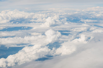 Fototapeta premium Cloudscape of bright blue sky
