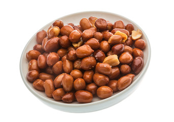 Fried peanuts heap