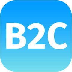blue B2C icon