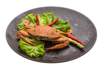 Boiled crab