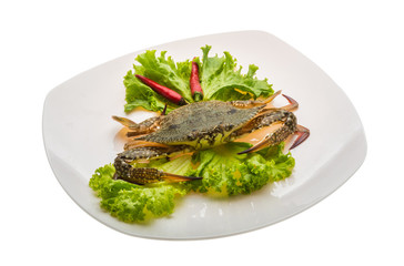 Raw crab