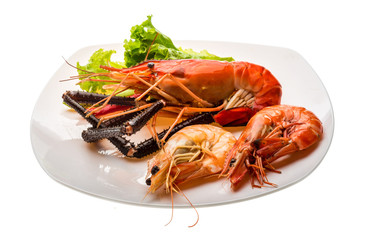 Giant Freshwater Prawn and king prawns